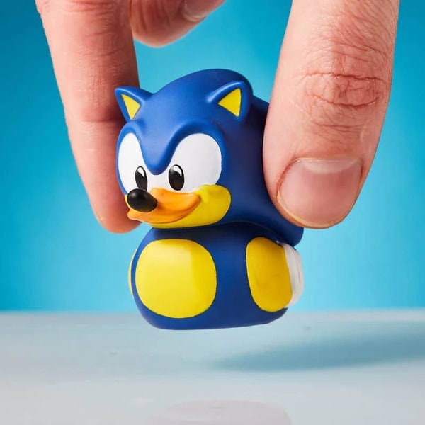 Numskull - Mini TUBBZ Canard de bain - Sonic le Hérisson - Sonic (Édition baignoire)