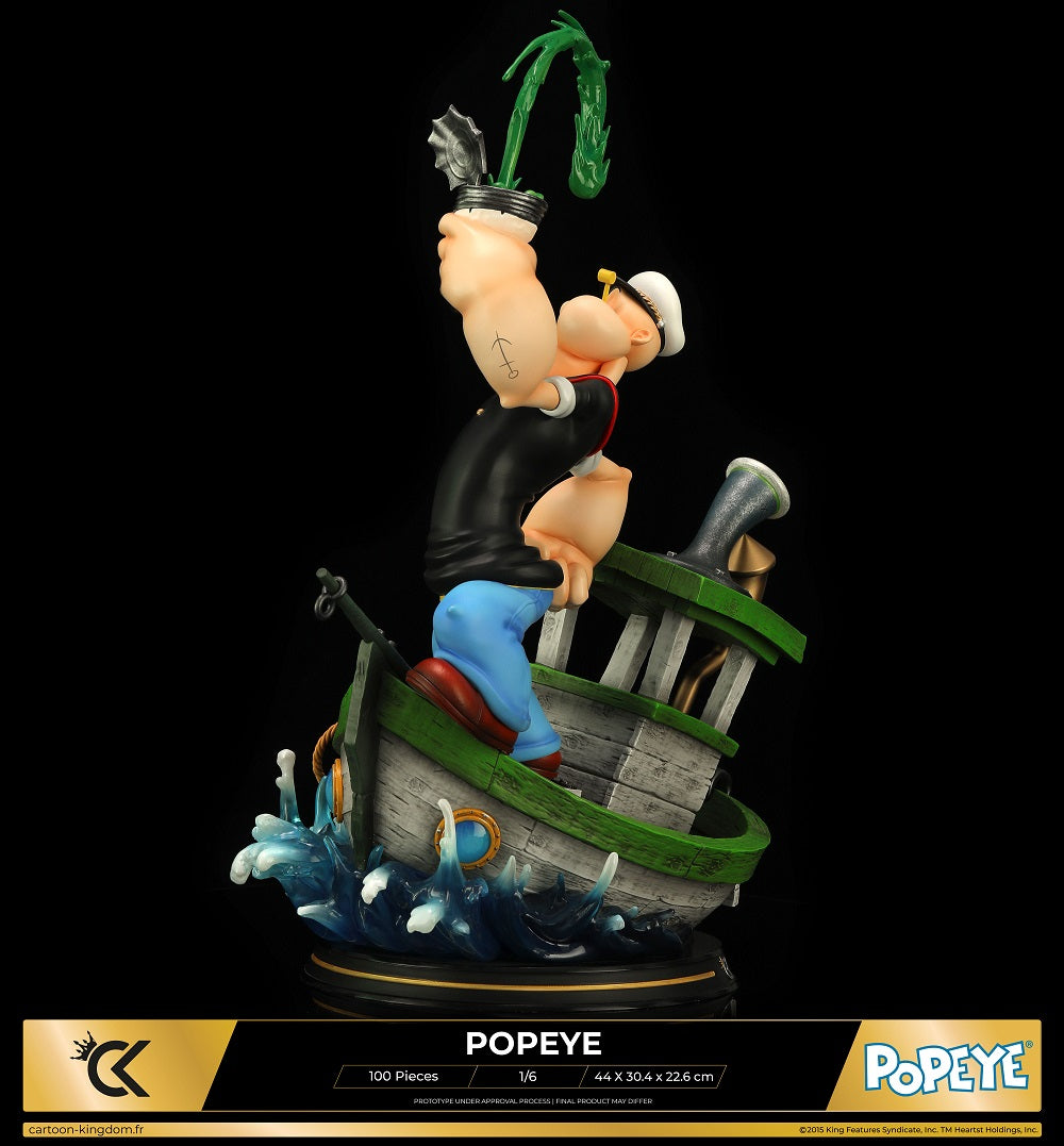 Cartoon Kingdom - 1:6 Statues - Popeye "Spinash Version" Statue 44cm