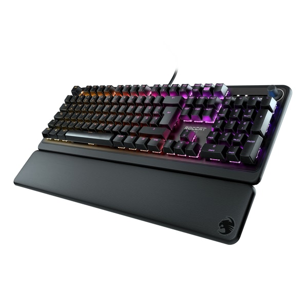 Roccat - Clavier de jeu mécanique Pyro avec éclairage RGB - Disposition QWERTZ Allemande