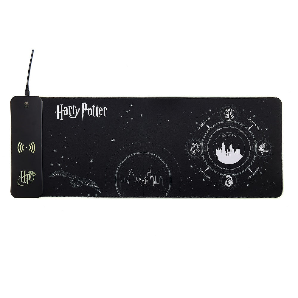 Numskull - Harry Potter - Tapis de souris de jeu XXL et chargeur sans fil