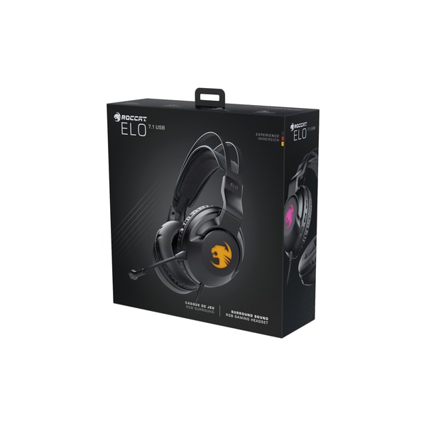 Roccat - Casque de jeu RGB Surround Elo 7.1 USB