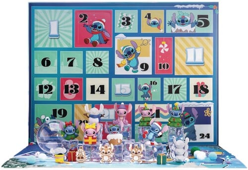 Disney - Lilo et Stitch - Calendrier de l'Avent : Set de figurines de célébration Stitch (Cookie)