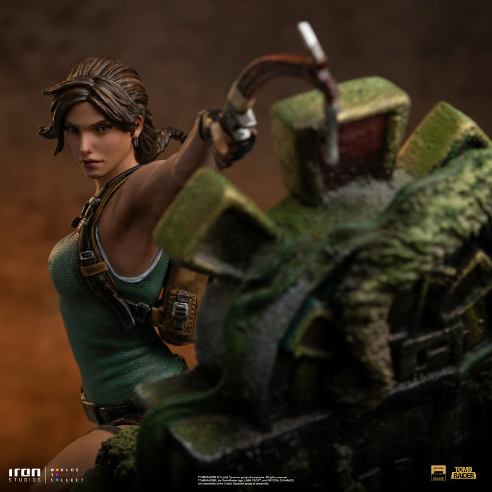 Iron Studios - Deluxe Art Scale 1/10 - Tomb Raider - Lara Croft Statue 36cm