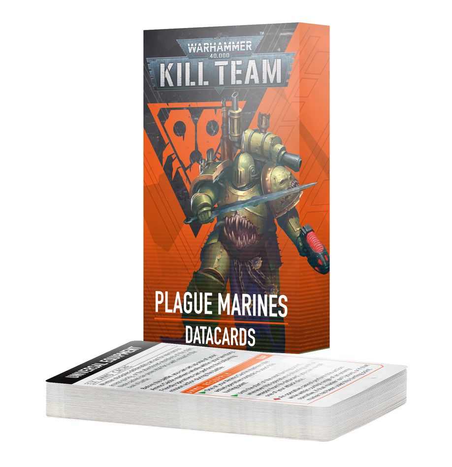 Kill Team: Plague Marines – Datacards (Anglais)