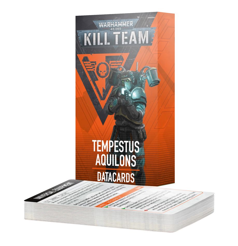 Kill Team: Tempestus Aquilons – Datacards  (Anglais)