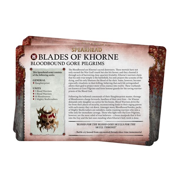 Faction Pack: Blades of Khorne (Anglais)