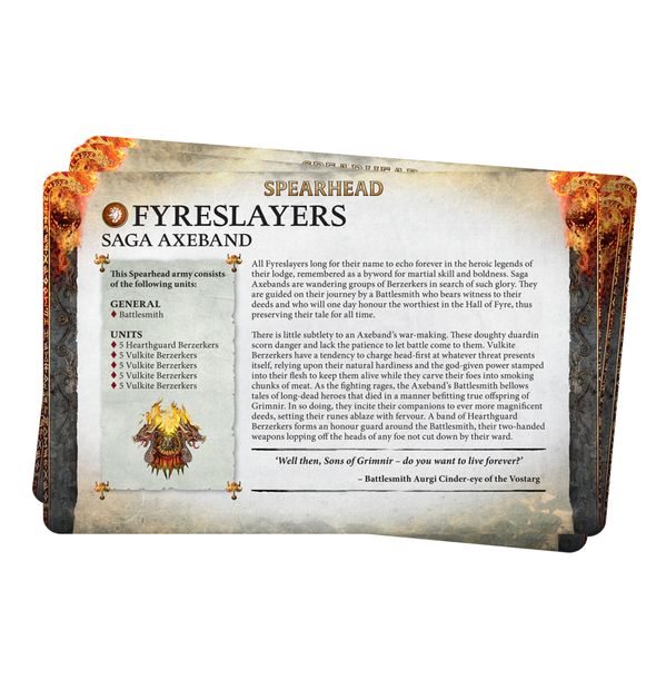 Faction Pack: Fyreslayers (Anglais)