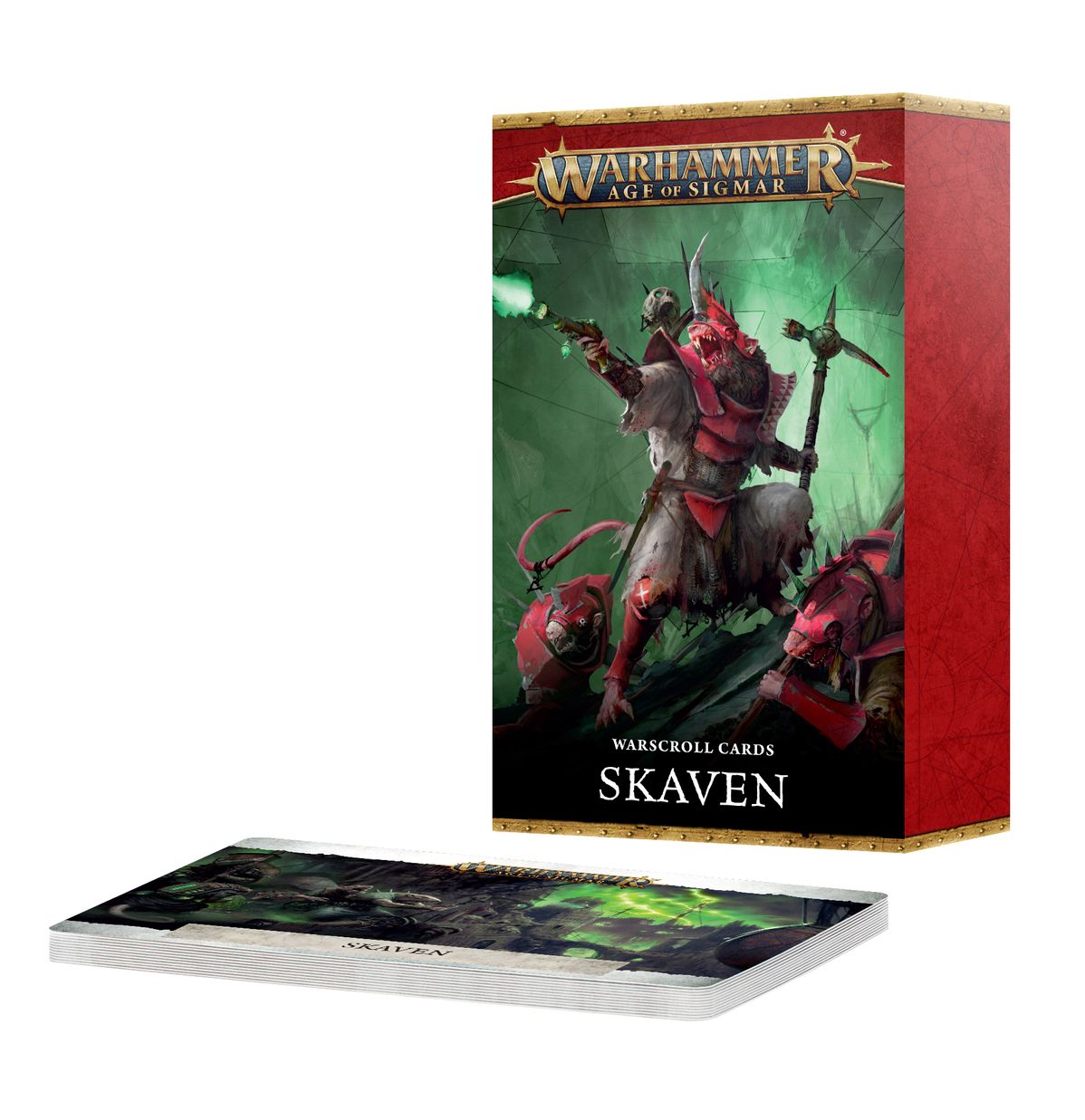 Warscroll Cards: Skaven (Anglais)