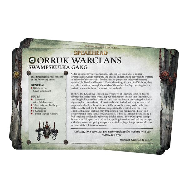 Faction Pack: Orruk Warclans (Anglais)