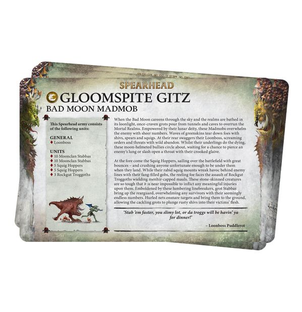 Faction Pack: Gloomspite Gitz (Anglais)