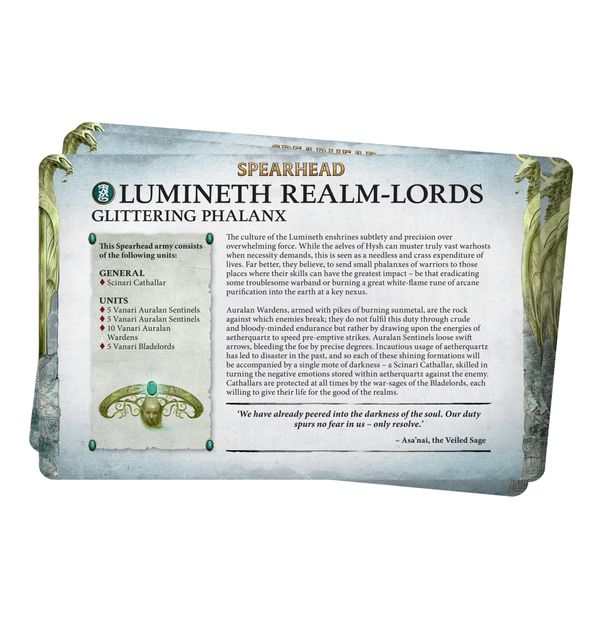 Faction Pack: Lumineth Realm-lords (Anglais)