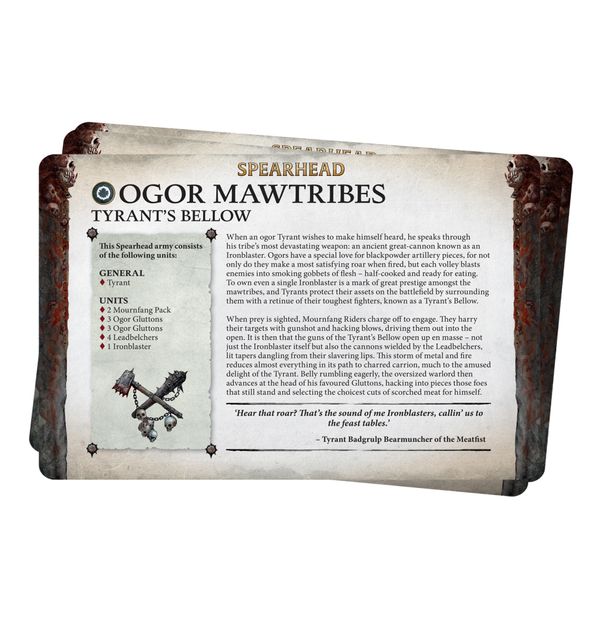 Faction Pack: Ogor Mawtribes (Anglais)