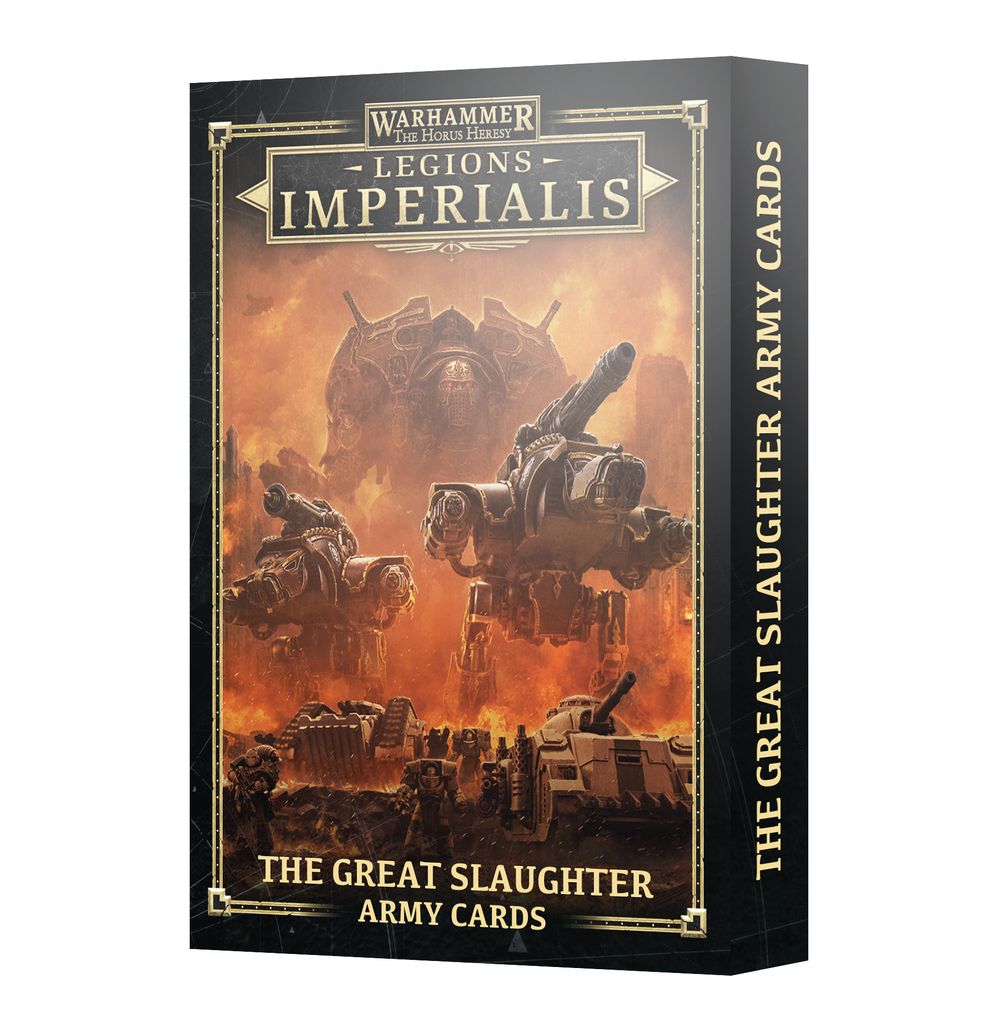 Legions Imperialis: The Great Slaughter Army Cards (Anglais)