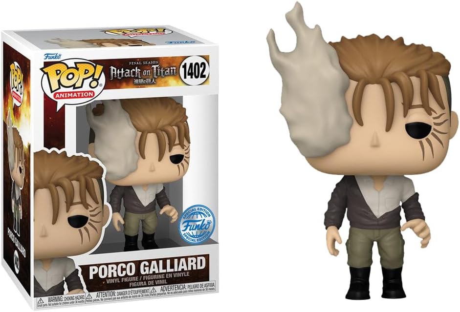 Funko Pop! Animation: Attack on Titan - Porco Galliard - Funko Exclusive