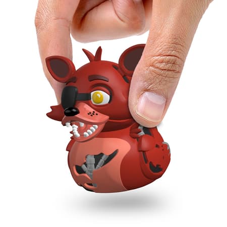 Numskull - Mini TUBBZ Canard de bain - Five Nights at Freddy's - Foxy (Édition baignoire) - 8cm