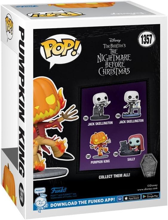 Funko Pop! Disney: The Nightmare Before Christmas 30th Anniversary - Pumpkin King (Glows in the Dark) - Special Edition