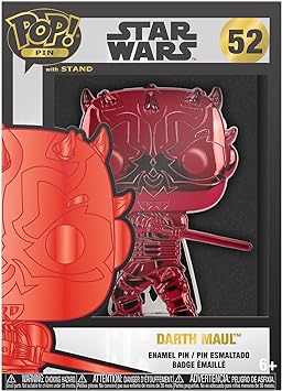 Funko Pop! Pin: Star Wars - Darth Maul (Neon) (Chance of Special Chase Edition)