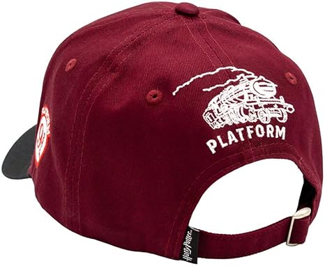 Harry Potter - Casquette de Baseball "Hogwarts Express" Bordeaux et Noir