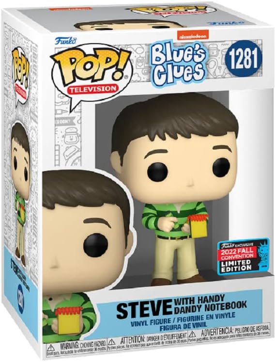 Funko Pop! TV: Blue's Clues - Steve with Handy Dandy Notebook - Convention Limited Edition