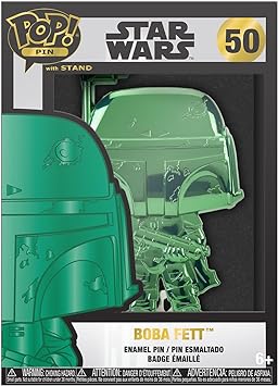 Funko Pop! Pin: Star Wars: Dark Side - Boba Fett (Neon)