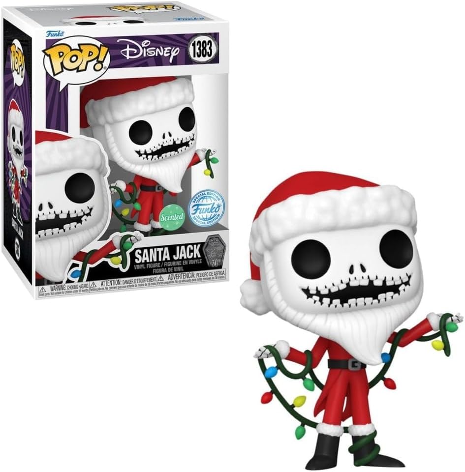 Funko Pop! Disney: The Nightmare Before Christmas 30th Anniversary - Santa Jack Skellington (Scented) - Special Edition