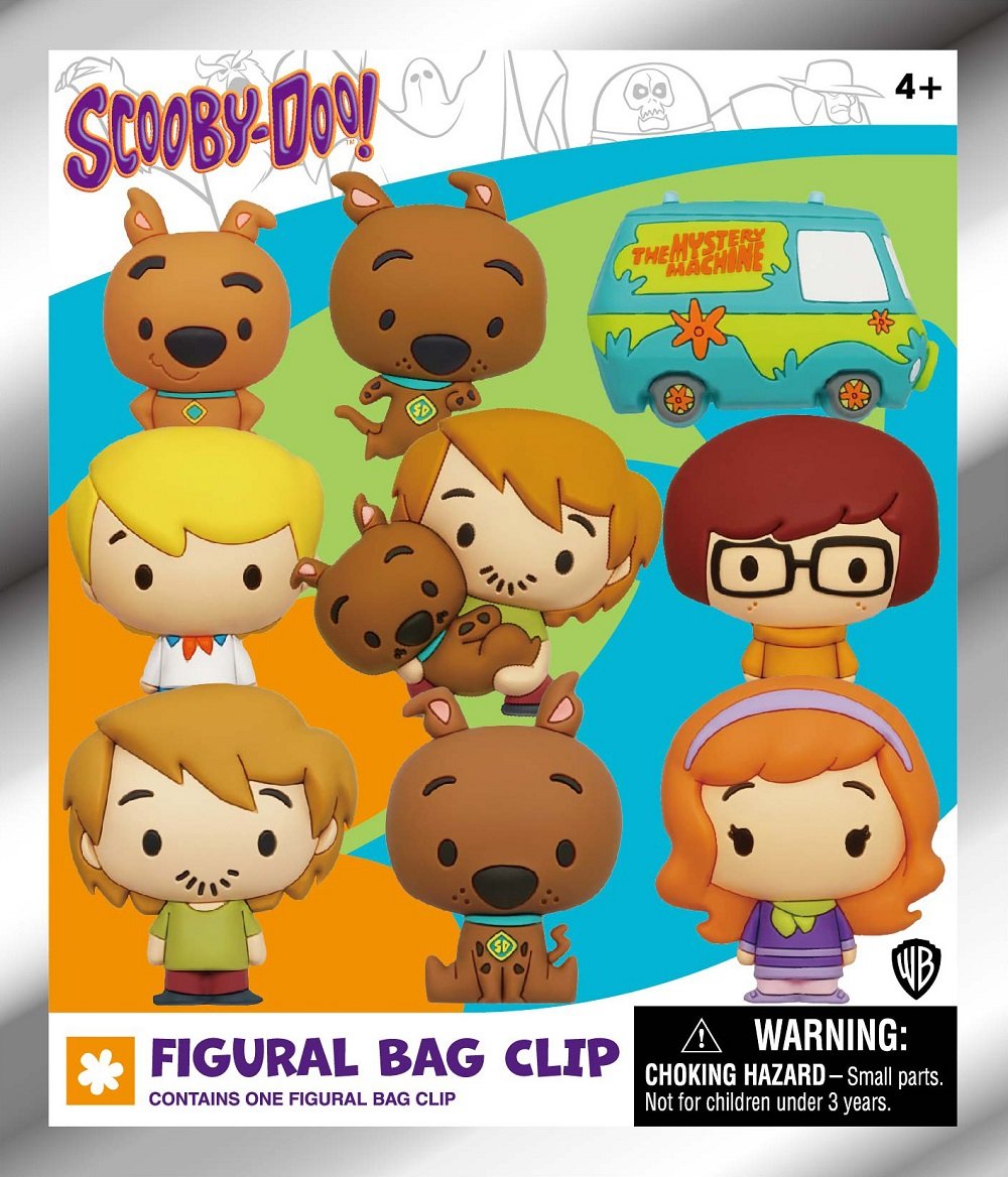 Scooby-Doo - Assortiment en blind box de figurines de sac de collection en mousse (Série 1) (24 pcs)