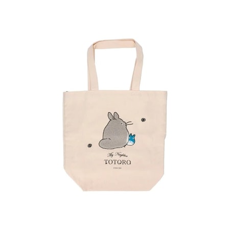 Mon Voisin Totoro - Tote bag brodé Totoro s'en va