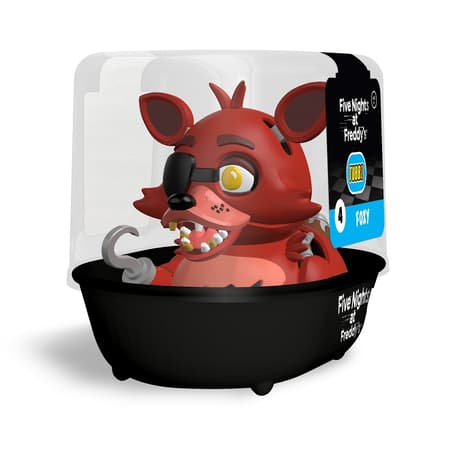 Numskull - TUBBZ Canard de bain - Five Nights at Freddy's - Foxy (Première Édition) - 9cm