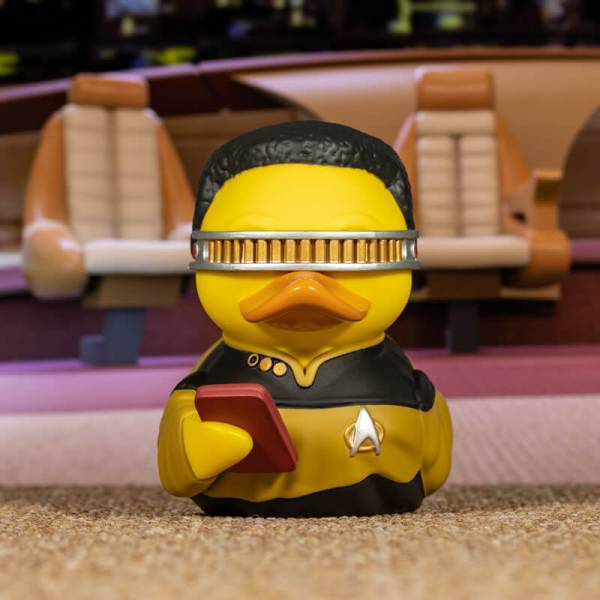 Best of TUBBZ Boîte Canard de bain - Star Trek - Geordi La Forge - 9cm