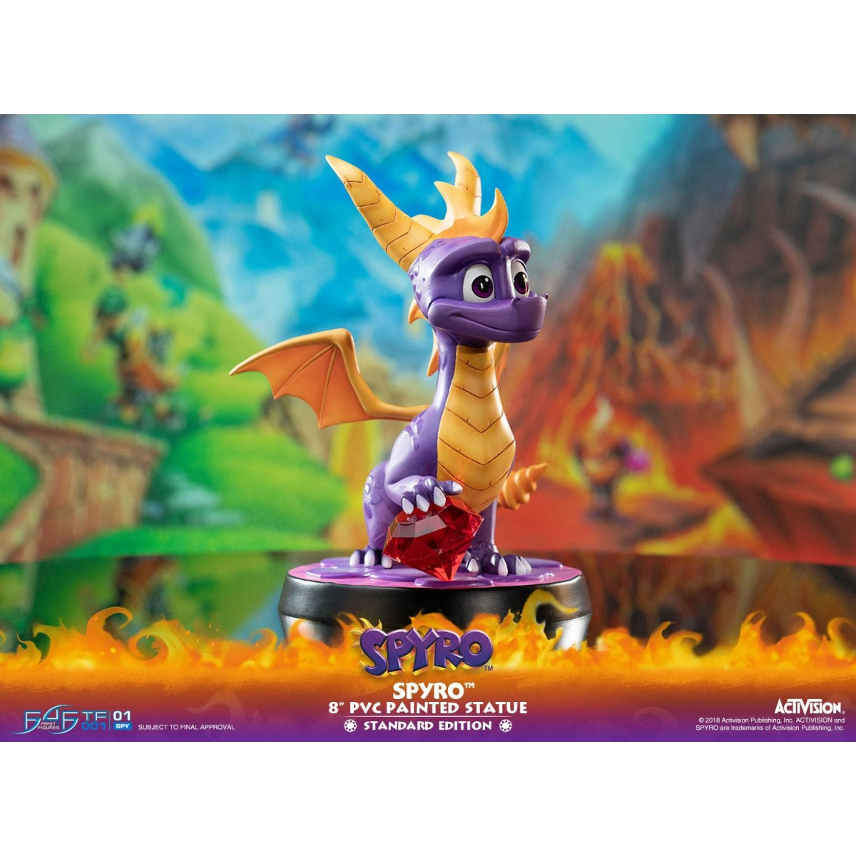 First 4 Figures - Spyro the Dragon - Spyro Statue Edition Standard 20cm