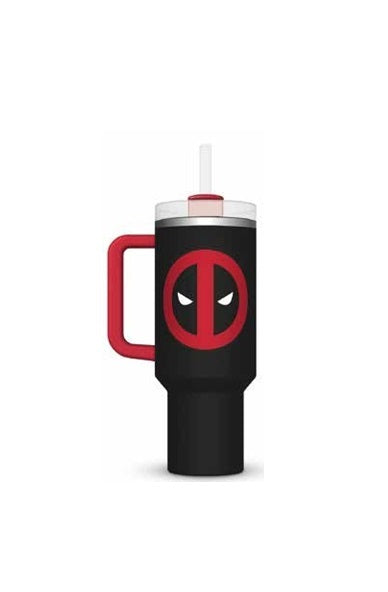 Marvel - Mug de voyage en acier inoxydable "Deadpool Logo" 1.2L