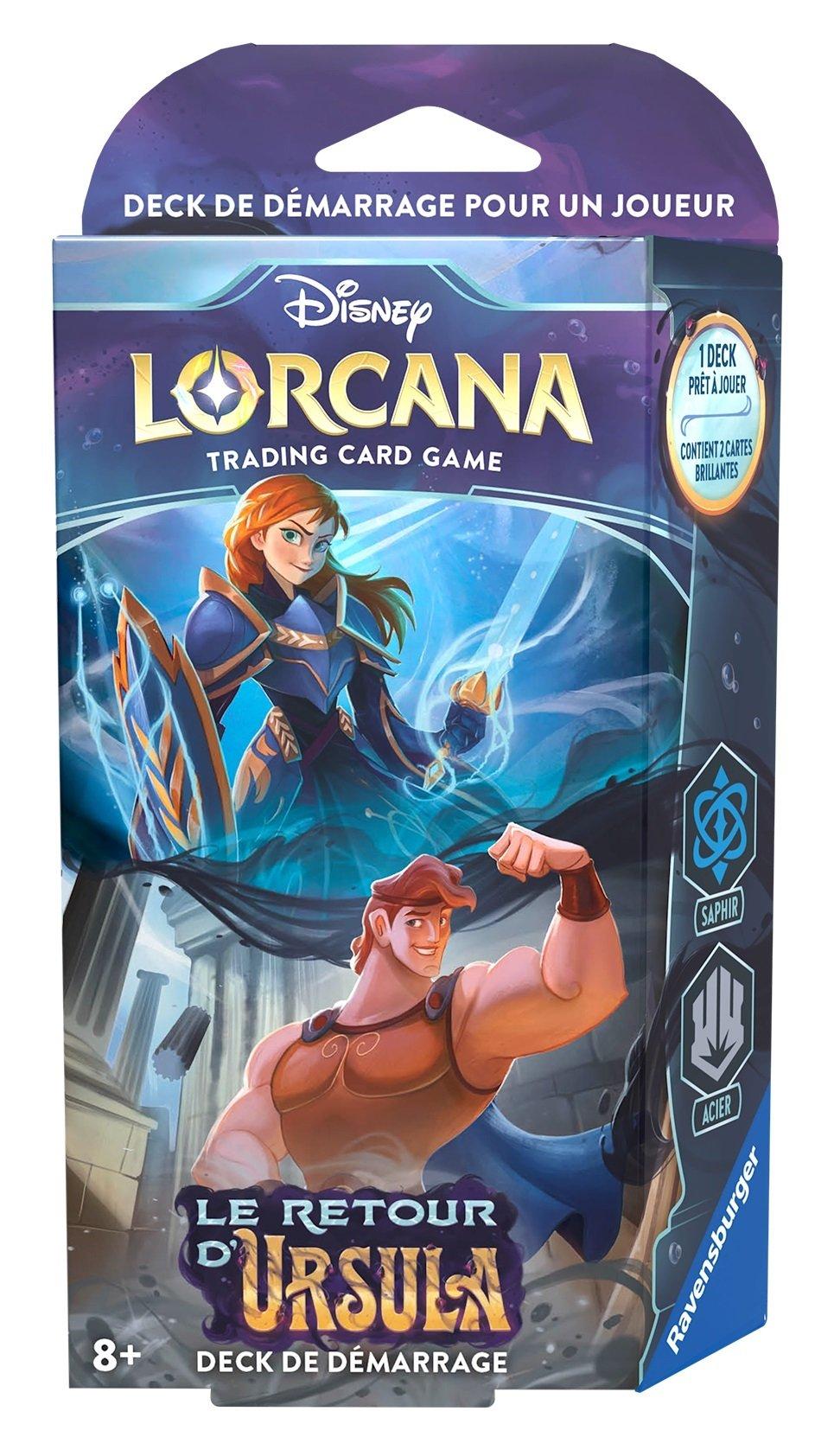 DISNEY LORCANA JCC : LE RETOUR D’URSULA - DECK DE DÉMARRAGE ANNA ET HERCULE