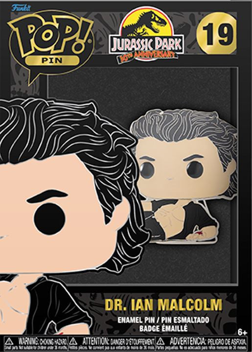 Funko Pop! Pin: Jurassic Park - Dr. Ian Malcolm