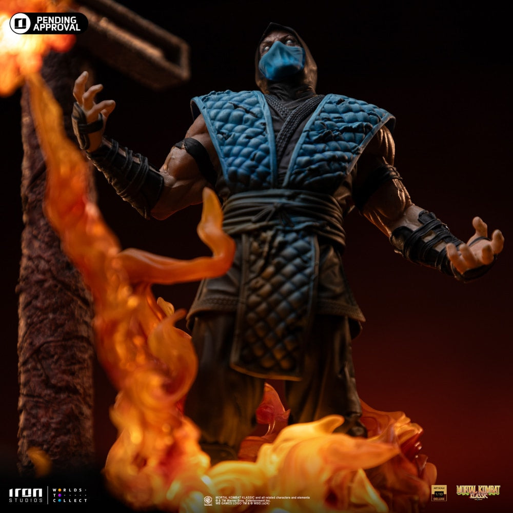 Iron Studios - Deluxe Art Scale 1/10 - Mortal Kombat - Fatality Scorpion vs Sub-Zero Statue 27cm