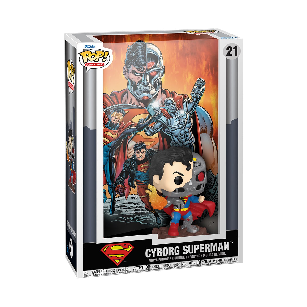 Funko Pop! Comic Cover: DC Comics - Cyborg Superman