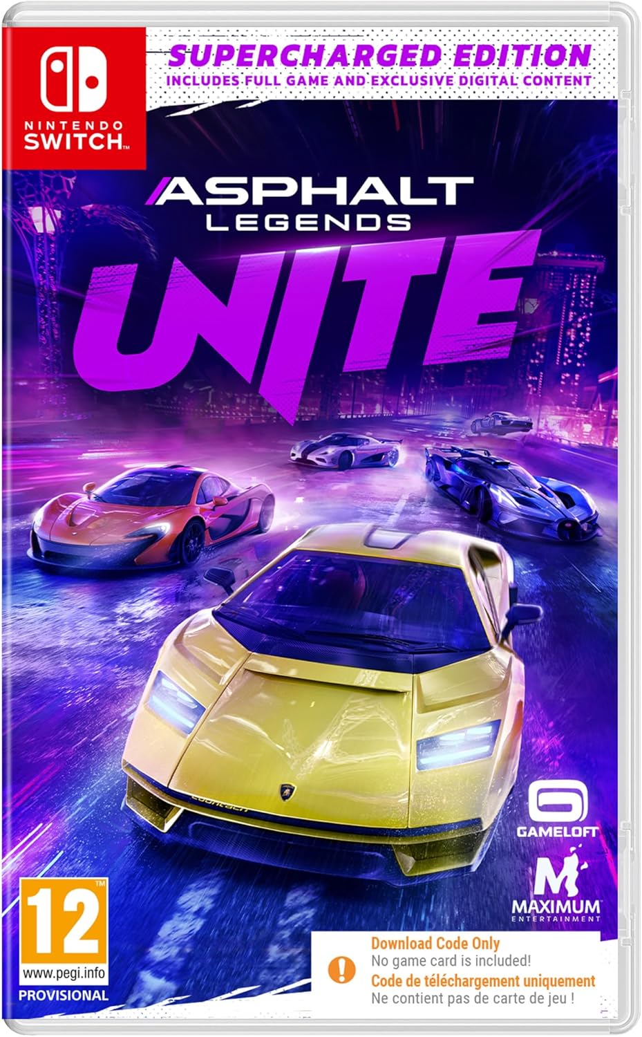 Asphalt Legends UNITE - Supercharged Edition (Code-in-a-box)