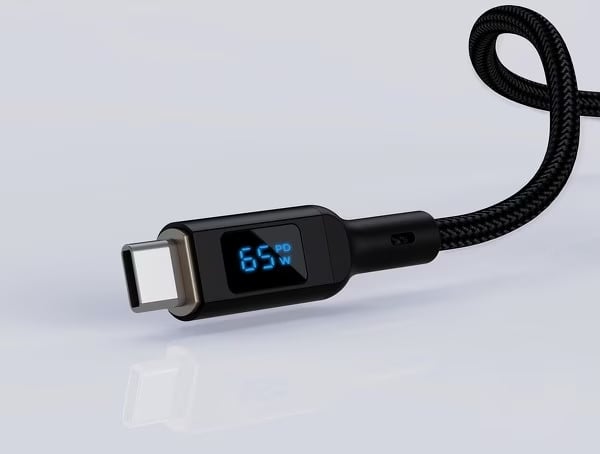 Aukey - Câble USB-C vers USB-C LCD Display