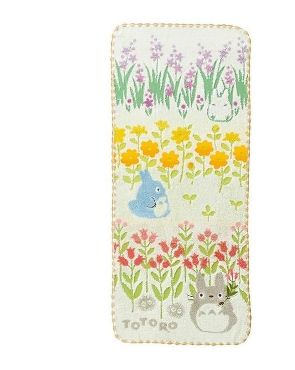 Ghibli - Mon Voisin Totoro - Serviette Totoro Fleurs Sauvages 34x80cm