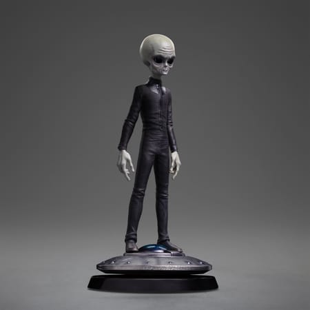 Iron Studios - Art Scale 1/10 - I Want to Believe - Alien Gris Statue 21cm