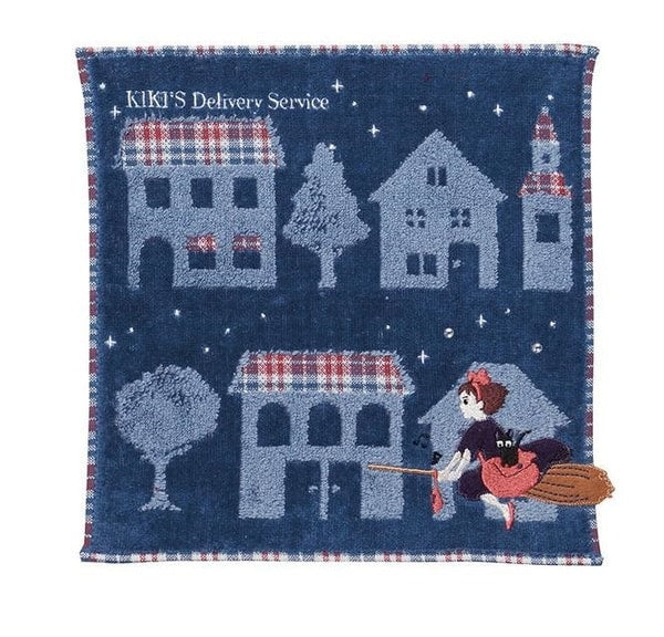 Ghibli - Kiki la petite sorcière - Mini Serviette La Nuit du Départ 25x25cm