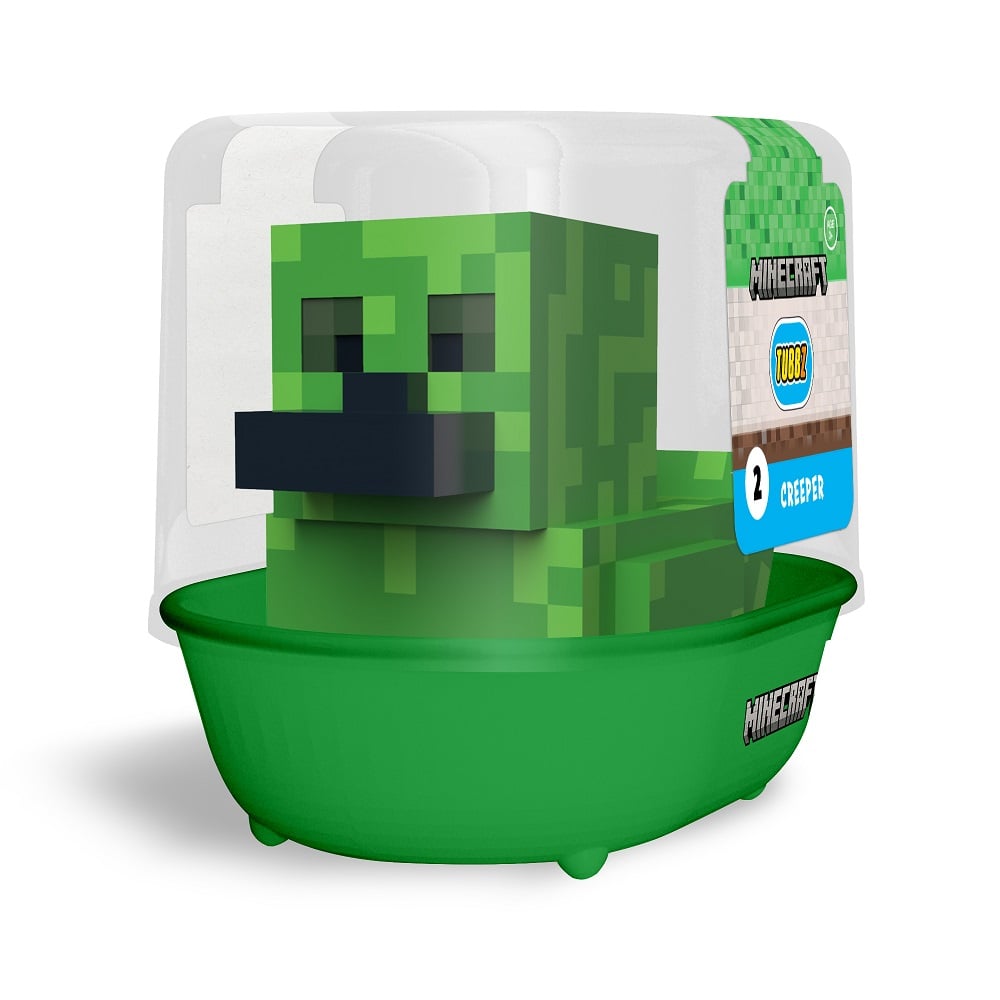 Numskull - TUBBZ Canard de bain - Minecraft - Creeper (Première Édition) - 9cm