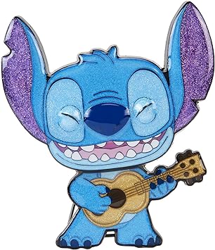 Funko Pop! Pin: Disney: Lilo and Stitch - Stitch with Ukulele (Diamond Glitter)