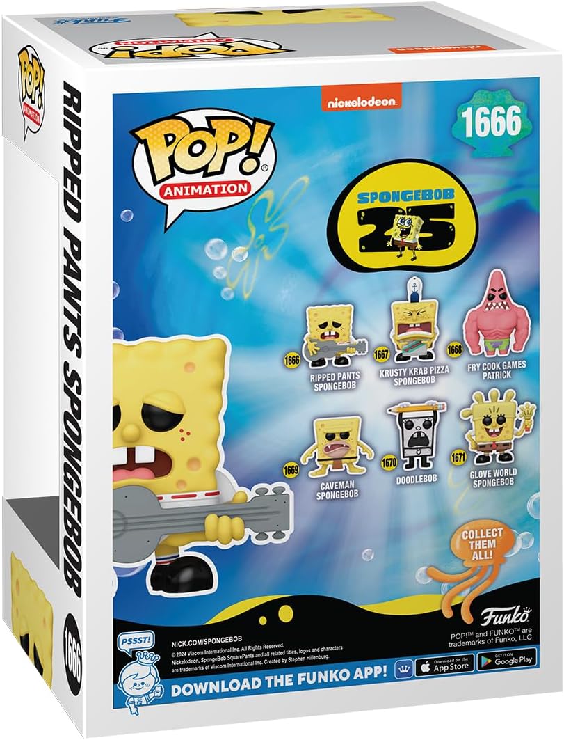 Funko Pop! TV: SpongeBob SquarePants 25th Anniversary - SpongeBob (with Guitar)