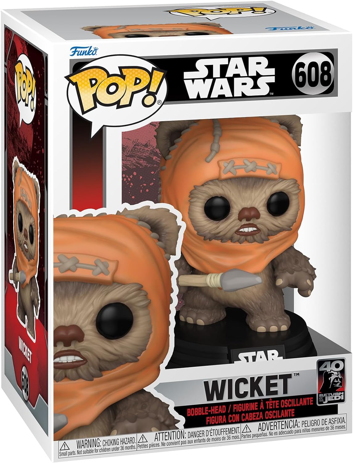 Funko Pop! Star Wars: Return of the Jedi 40th Anniversary - Wicket