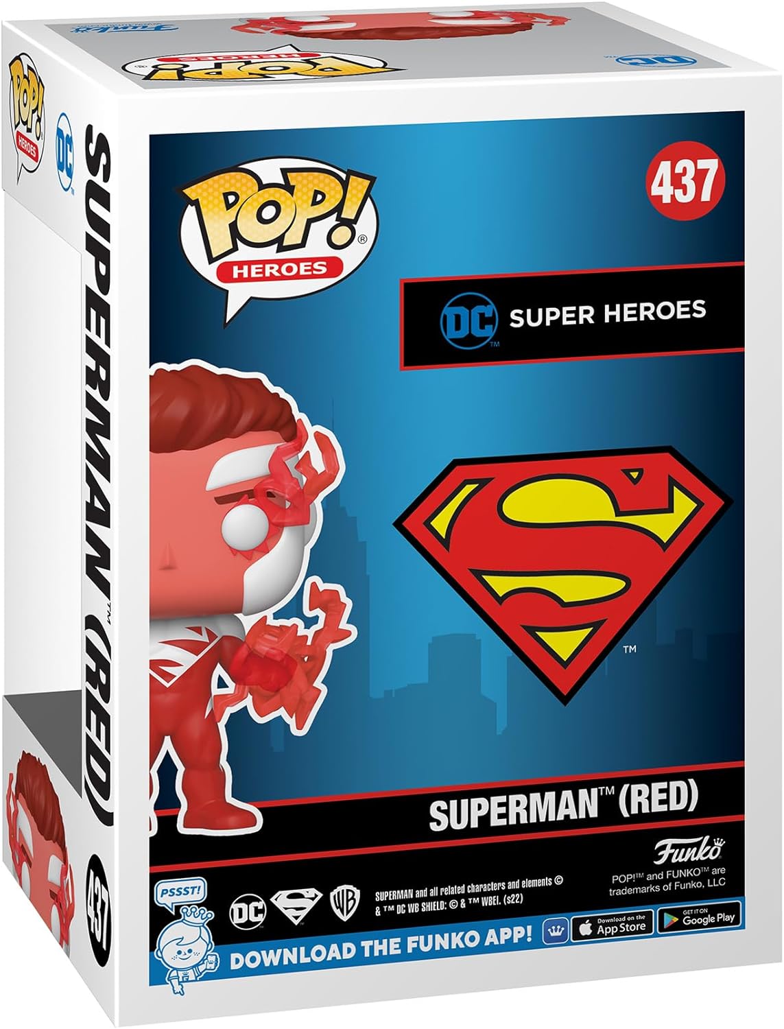 Funko Pop! Heroes: Superman (Red) - Convention Limited Edition