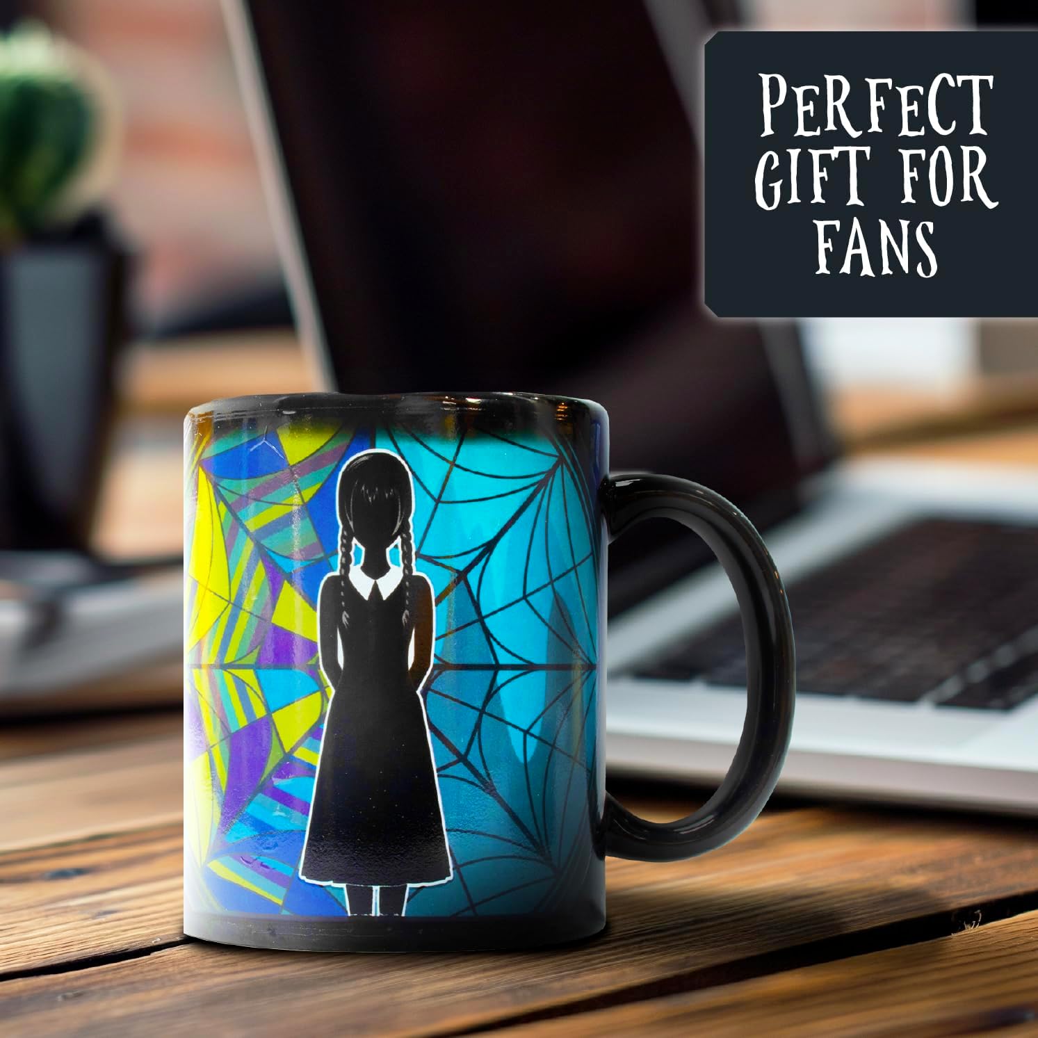 Mercredi - Mug thermoréactif XL Fenêtre du Hall Ophelia