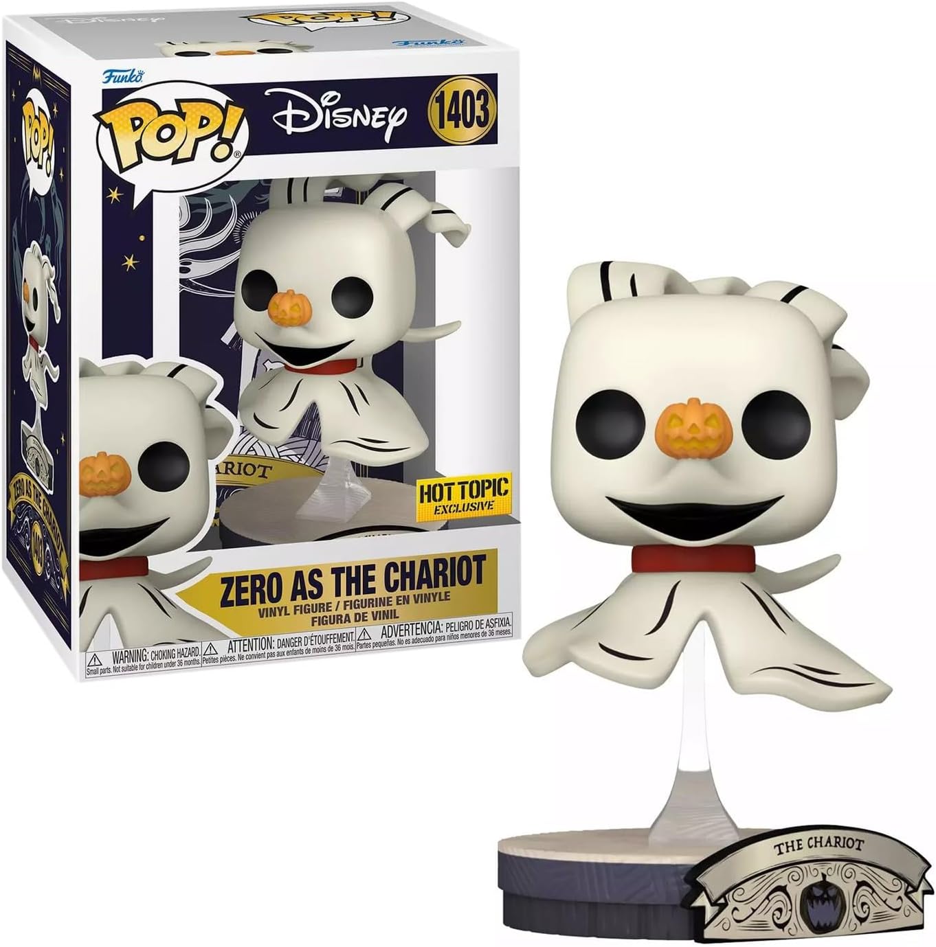 Funko Pop! Disney: The Nightmare Before Christmas - Zero as the Chariot - Special Edition