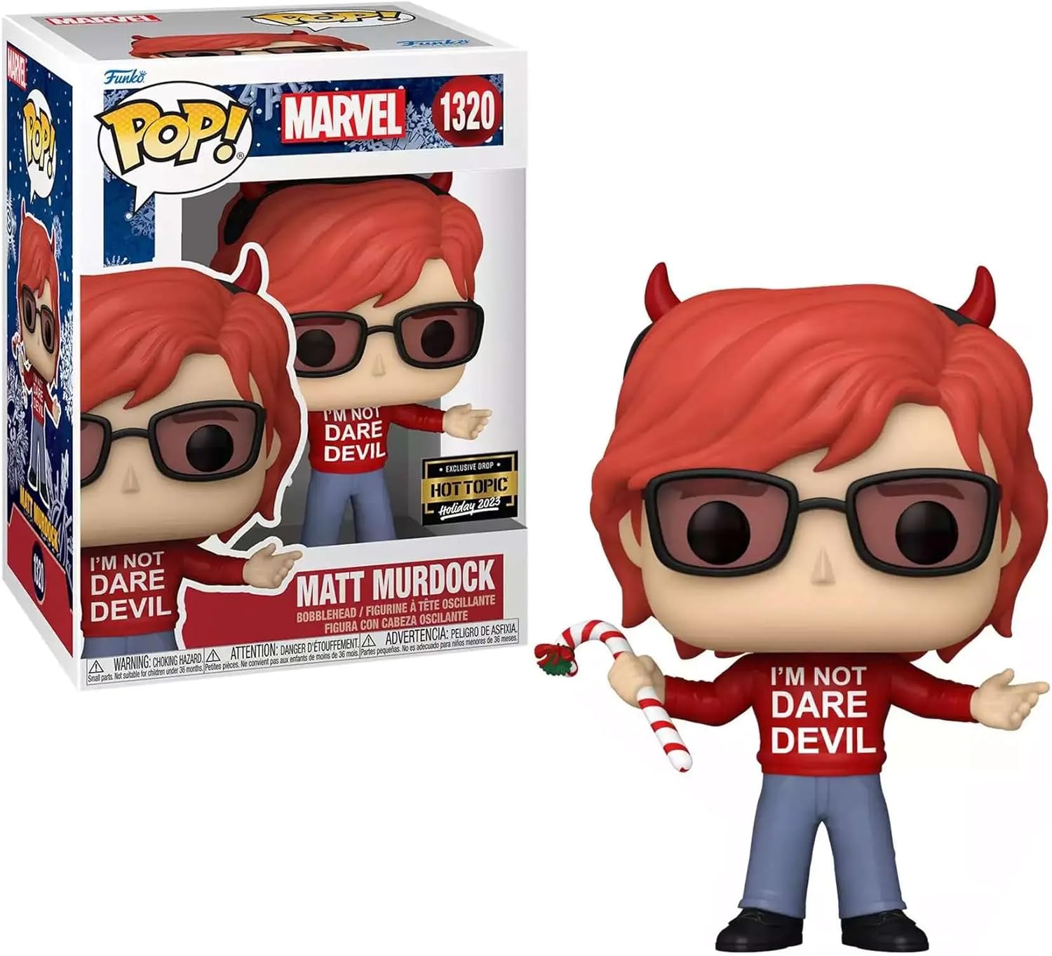 Funko Pop! Marvel: "I'm Not" Daredevil - Smartoys Exclusive - CONFIDENTIAL