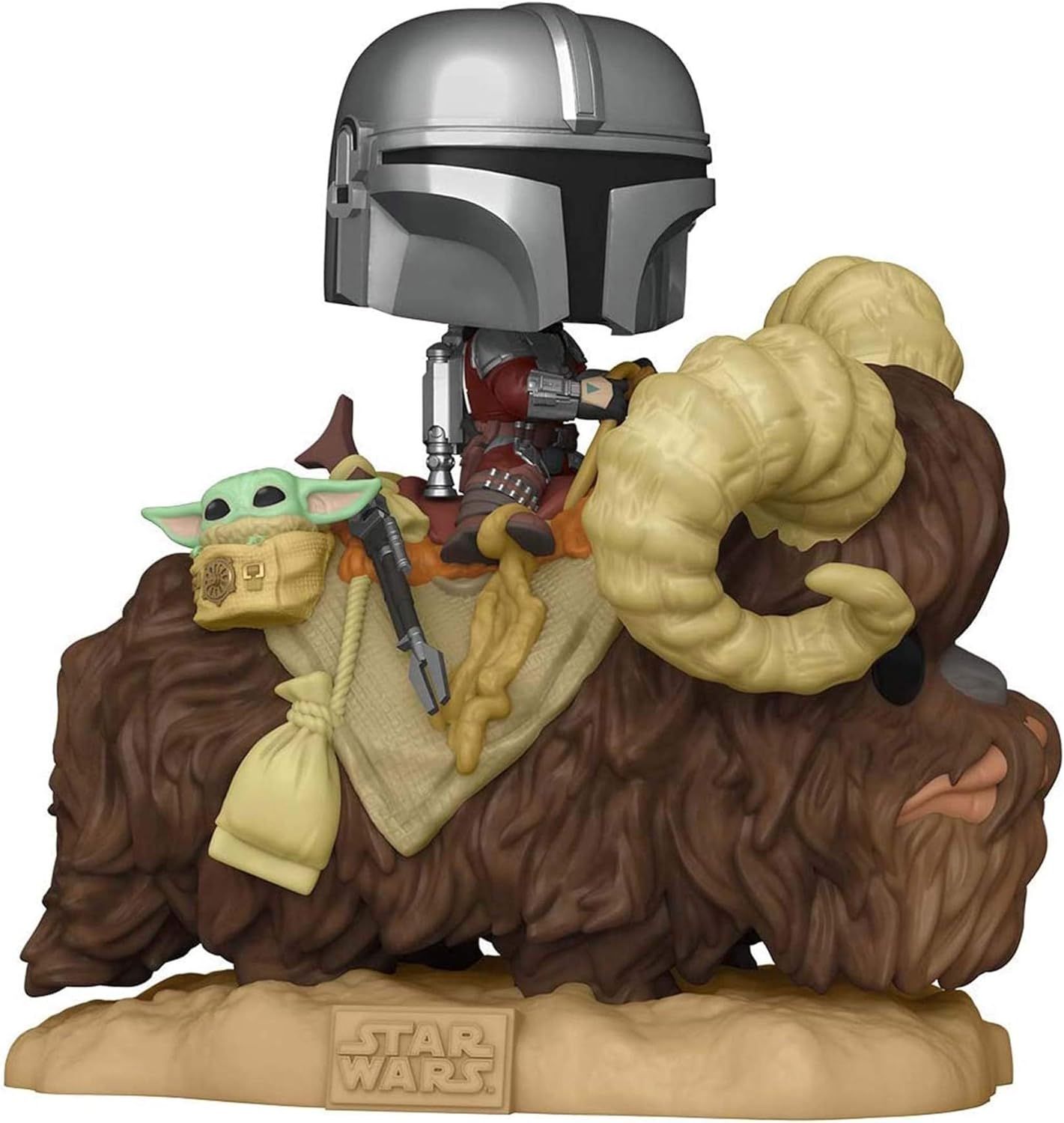 Funko Pop! Deluxe: The Mandalorian - The Mandalorian & The Child on Bantha ENG Merchandising