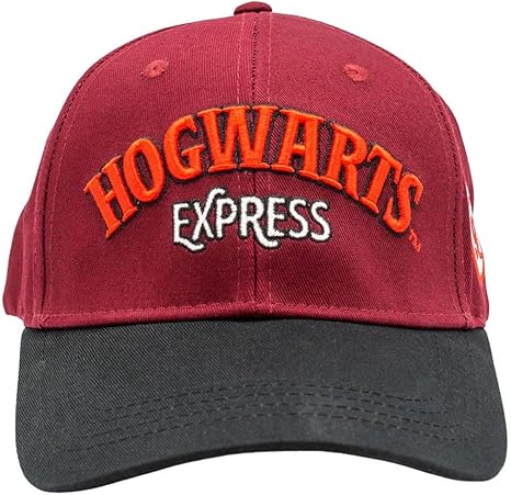 Harry Potter - Casquette de Baseball "Hogwarts Express" Bordeaux et Noir